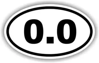 0,0 Забавная противоударная 5-дюймовая наклейка-наклейка на окно автомобиля, бампер грузовика, марафон для бега трусцой