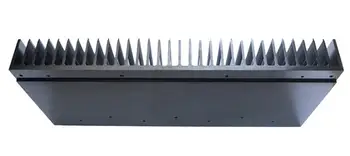 1 шт. Полностью алюминиевый электронный радиатор Hi-Fi Алюминиевый радиатор для усилителя мощности DIY 400 мм * 50 мм * 174 мм