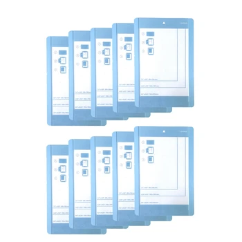 10 Шт. для Cricut Joy Card Коврик для карт, Блокнот для ручной резки карт, 4,5x6,25 дюймов