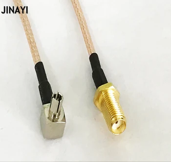 10 шт. кабель с косичкой SMA от внутренней перегородки до TS9 TS-9 мужской прямоугольный коаксиальный кабель RG316 15 см
