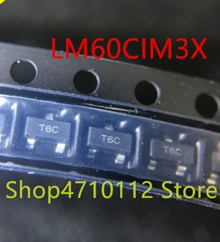 10 шт./лот, новый LM60CIM3X, LM60CIM3 LM60C, маркировка LM60 T6C SOT23