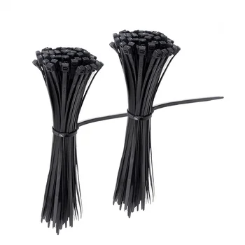 100шт 3.6x150mm многоцелевые кабельные стяжки многофункциональный самоблокирующийся пластик нейлоновые кабельные стяжки хомуты нейлоновые самоблокирующиеся кабельные стяжки
