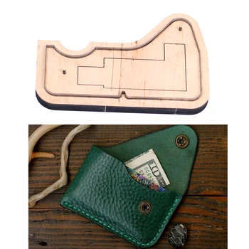 105x78 мм, кожаная сумка для монет, держатель для карт, маленькая кнопка для высечки, форма для ручного перфоратора