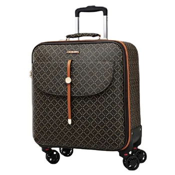 20-дюймовый ручной чемодан с косметичкой для женщин, мужской кожаный деловой багажный набор mala de viagem 캐리어 чемодан