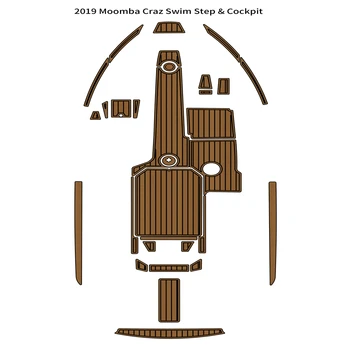 2019 Коврик для кокпита Moomba Craz, лодка, Пенопласт EVA, Палубный коврик из искусственного Тика, Самоклеящийся