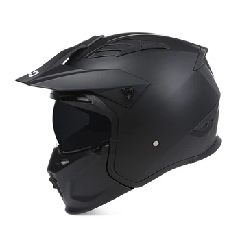 2023 Новая Комбинация Полнолицевого Гоночного Мотоциклетного шлема Съемный Внутренний Козырек для Мотобайка Каско Для верховой езды Шлем для мотокросса Capacete