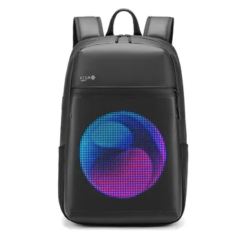 2023 Рюкзак со светодиодным дисплеем для деловых поездок, рюкзак для ноутбука, мужской умный рюкзак 