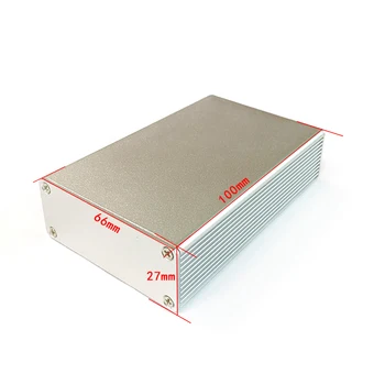 27*66*100 мм Алюминиевый корпус для электроники, проектная коробка для печатных плат, алюминиевая коробка 