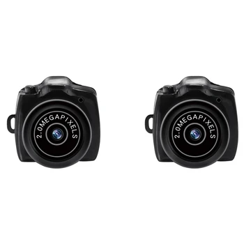 2X Крошечная мини-камера HD Video Audio Recorder Веб-камера Y2000 Camcorder Small Security Secret Nanny Car Sport Mini Cam