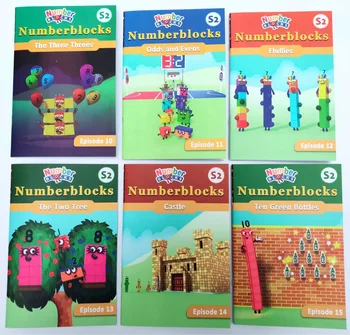 30 Книг/Набор Цифровых блоков Alphablocks Digital Building Blocks Kids Детское раннее Образование Учебник английского Языка books