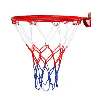 32 см Подвесная баскетбольная сетка с ободом для ворот, спортивная сетка для помещений и улицы