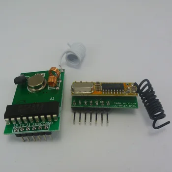 433 МГц для Arduino Encode Decode RF беспроводной пульт дистанционного управления с регулируемым временем задержки Link Kit