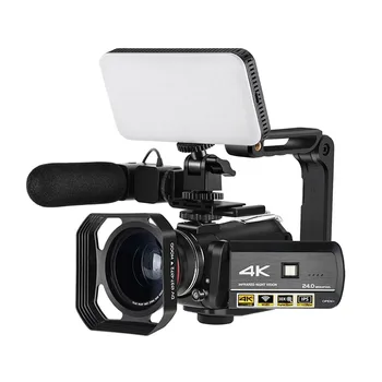 4K Инфракрасные видеокамеры ночного видения Профессиональная цифровая видеокамера AC3 IPS 3,1-дюймовая сенсорная панель 30-кратный цифровой зум