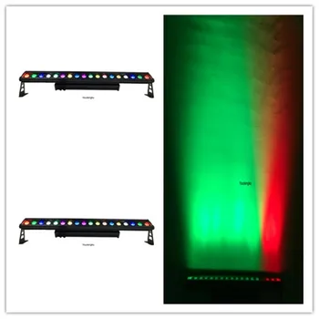 6шт 18x18 Вт пиксель RGBWA + УФ 6-В-1 наружный светодиодный светильник для мытья стен светодиодный светильник для мытья стен с точечным управлением наружное городское освещение
