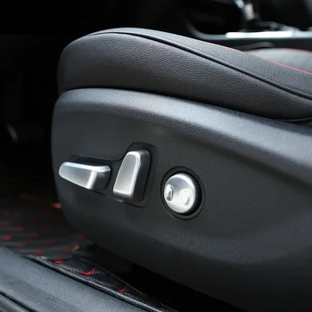 ABS Хром для KIA Sportage 4 QL KX5 2016 2017 2018 Аксессуары Для салона автомобиля, крышка кнопки включения сиденья, Автомобильный Стайлинг 5 шт.