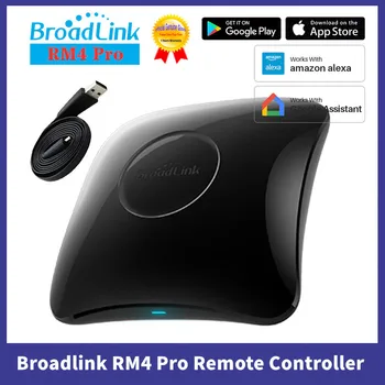 Broadlink RM4 Pro Universele Intelligente Afstandsbediening Умный дом Wifi + IR + Rf Schakelaar Работает на Alexa