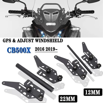 CB 500X 2016-2019 Мотоциклетный Телефон GPS Беспроводная Зарядка Навигационное Крепление Регулируемый Кронштейн Лобового Стекла Для Honda CB 500 X CB500