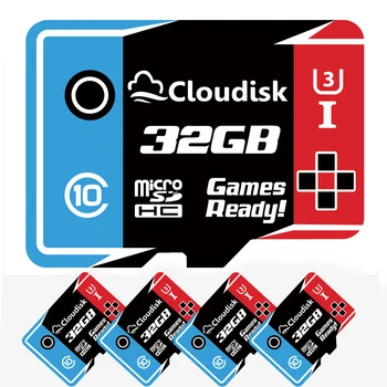 Cloudisk 5 шт. Micro SD U3 128 ГБ 256 ГБ Карта флэш-памяти 32 ГБ 64 ГБ V30 A1 TF Карта 16 ГБ 8 ГБ 4 ГБ Microsd Карты от Лицензиата 3C-Group
