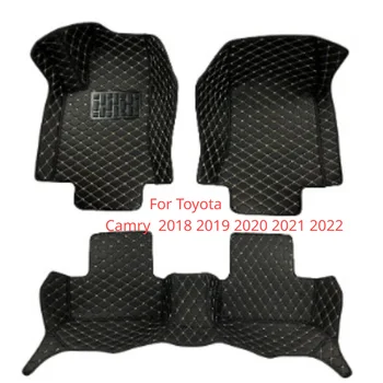 Custo Подходит для Toyota Camry 2018 - 2022 автомобильные аксессуары, товары для интерьера, искусственные коврики для пола и аксессуары для багажника