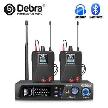 Debra ER-102 UHF Singal Channel In Ear Сценический монитор Беспроводная система с несколькими передатчиками для выступлений на небольшой сцене