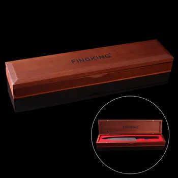 Findking новая элегантная деревянная коробка для ножей ручной полировки подарочный чехол для кухонного ножа