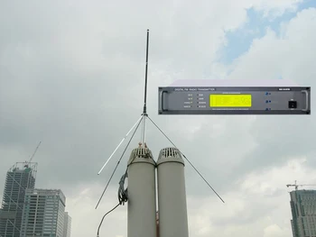 FM-передатчик ZHC618F-5C Мощностью 5 Вт Для Радиостанции С 1/4-волновой антенной GP100