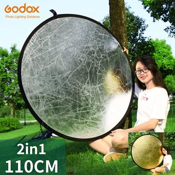 Godox 60x90 см 80 см 110 см 100x150 см 150x200 см 2 в 1 Складной Светильник Круглый Фотографический Отражатель для Студийного Мультифотодиска