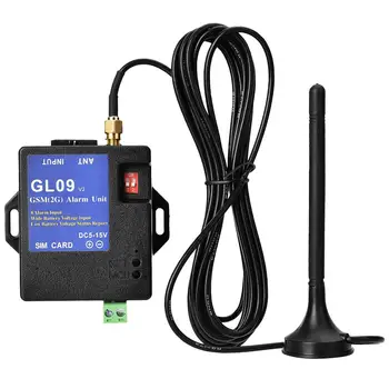 GSM Сигнализация GL09, 8-Канальный пульт дистанционного управления, Оповещение о безопасности, Низкое потребление, Сбой питания, Противоугонное движение