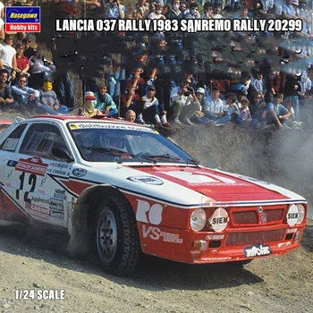 HASEGAWA 1:24 LANCIA 037 1987 Sanremo Rally 20299 Собранная Модель Автомобиля Ограниченная серия Статическая Сборка Модельный Комплект Игрушка