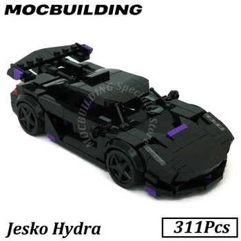 Hydra Модель спортивного автомобиля MOC Кирпичи Строительные игрушки Развивающие игрушки Для детей Детские подарки