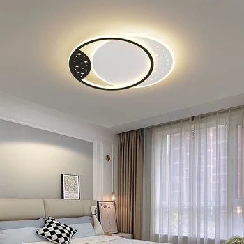 JJC Интеллектуальная светодиодная люстра для гостиной с плавным Затемнением, современная светодиодная люстра, подходящая для гостиной, спальни