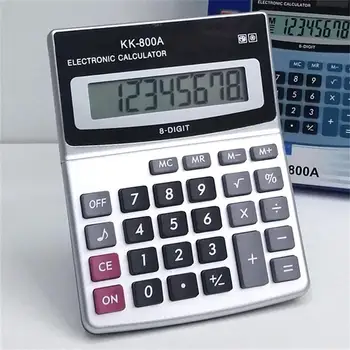 KK-800A Металлический Настольный 8-значный электронный калькулятор Производитель Оптовых Калькуляторов Офисные Финансовые Бухгалтерские принадлежности