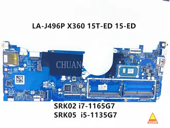LA-J496P для материнской платы ноутбука HP X360 15-ED 15T-ED с процессором i5-1135G7 i7-1165G7 используется на 100%