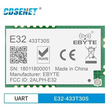 LoRa SX1278 433 МГц Радиочастотный модуль 1 Вт Приемопередатчик дальнего действия CDSENET E32-433T30S UART SMD 30dBm 433 МГц IOT Передатчик Приемник