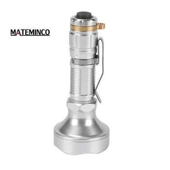 Mateminco FT02 Серебряный фонарик на 6000 Люмен, портативный походный фонарь 18650, уличный фонарь для кемпинга, Пешего туризма