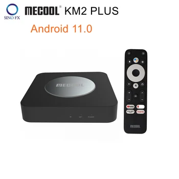 MECOOL KM2 Plus Android TV Box 4K Amlogic S905X4 2BG 16GB Android 11.0 Смарт медиаплеер