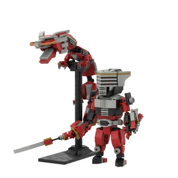 MOC Mecha серии Dragon Knight (самостоятельный дизайн) Набор строительных блоков Для робота-каменщика, игрушка-кирпичик, детский подарок на День рождения