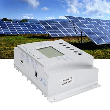 MPPT Контроллер солнечной зарядки MPPT Напряжение Ток ЖК-дисплей Регулятор Заряда Батареи Зарядное устройство 12V24V60A