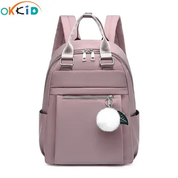 OKKID модные рюкзаки для женщин, задняя сумка, женская дорожная сумка, женский рюкзак, водонепроницаемый рюкзак из нейлоновой ткани, женский подарок