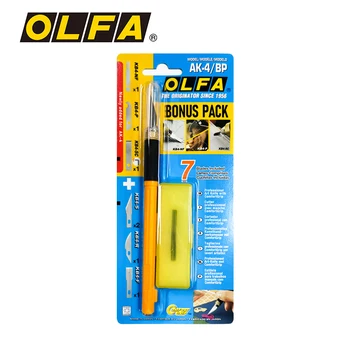 OLFA профессиональный разделочный нож для обрезки модели ножа для резьбы резиновым штампом OLFA AK-4BP