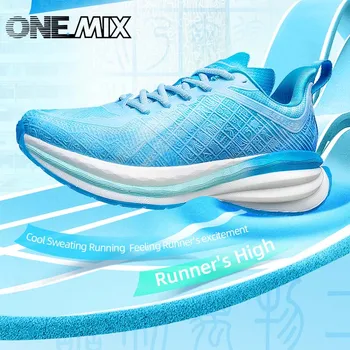 ONEMIX, новые кроссовки Для бега, легкие нескользящие сетчатые кроссовки, уличная женская дышащая спортивная обувь-вамп для ходьбы