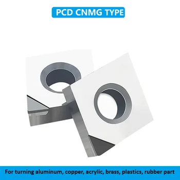Pcd алмазные пластины с ЧПУ cnmg120408 cnmg 120404 алюминиевые Внешние токарные инструменты CBN токарный режущий инструмент 1 шт.