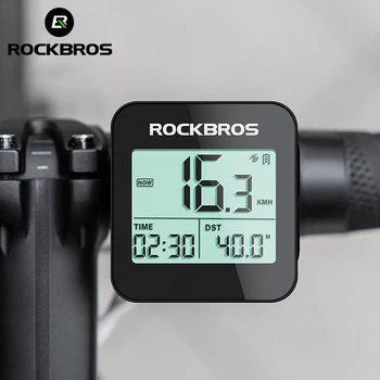 ROCKBROS GPS Велосипедный компьютер, Водонепроницаемый Велосипедный Беспроводной Спидометр, Велосипедный Цифровой Секундомер, Велосипедный Одометр, Велосипедный компьютер