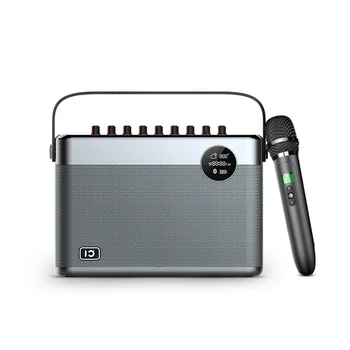 T10 60 Вт UHF двойной микрофон Лучший Караоке Bluetooth портативный усилитель динамики беспроводной