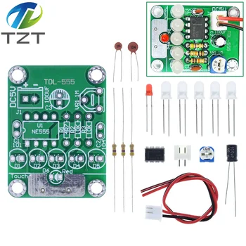 TZT DIY Kit Комплект сенсорных светодиодных Ламп с Задержкой касания Комплект для производства электронных деталей DC 5V регулируемый от 3s до 130 S Регулируемый