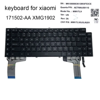 US Красочная Игровая Клавиатура с RGB Подсветкой для Xiaomi MI Pro 15,6 171502 171501 01 AA AL AF Клавиатуры ноутбуков AETMAU00110 MIM17L9