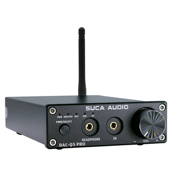 USB аудио декодер Bluetooth 5.0DAC конвертер декодирует аудиоусилитель стереогарнитуры волоконно-оптический коаксиальный усилитель