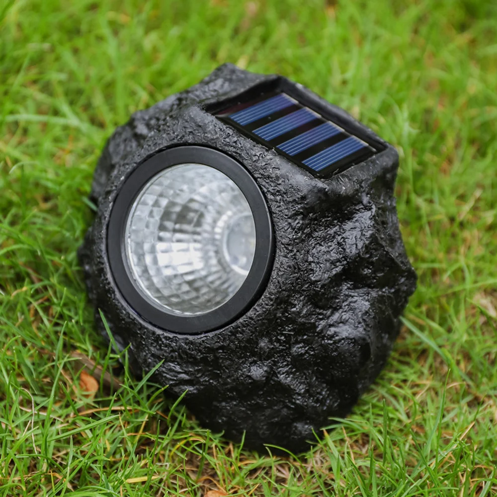 Прожектор из искусственного камня, освещение двора, сада, газона, 0 Проводов, зеленый энергосберегающий NiMH аккумулятор 600 мАч, светодиодный светильник