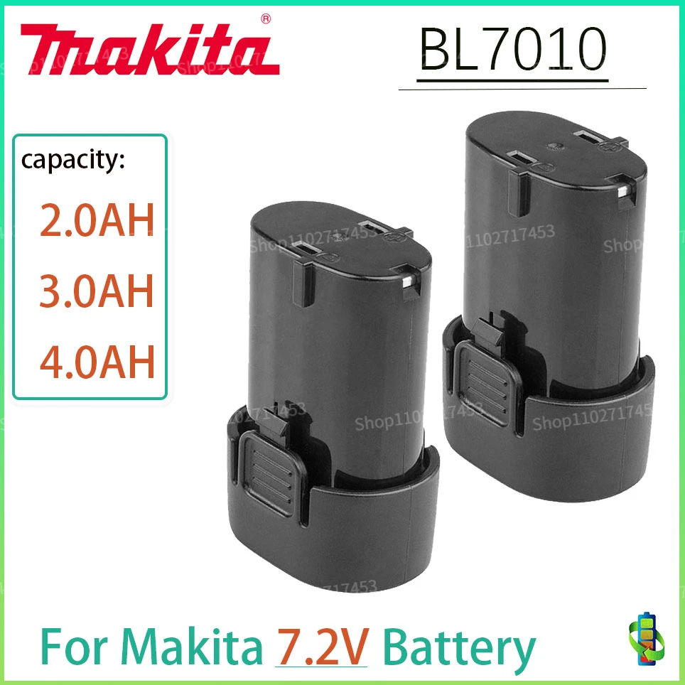 Makita 7,2V BL7010 3000 mAh Литий-ионный Аккумулятор Замена 194355-4 TD020 TD020D TD020DS DF330D ML704 TD090D Электроинструменты