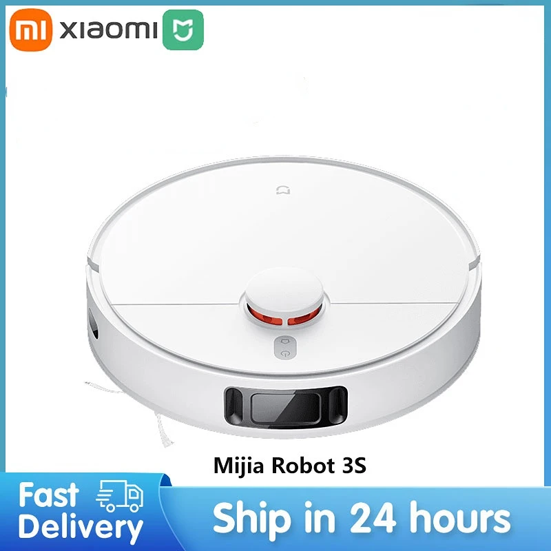 2023 Новый Xiaomi Mijia Подметальный Робот 3S Пылесос Mop Домашний Интеллектуальный Подметальный Робот 4000 pa Большой Всасывающий Подметальный Робот